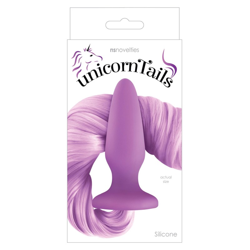 Plug-UNICORN TAILS PASTEL PURPLE